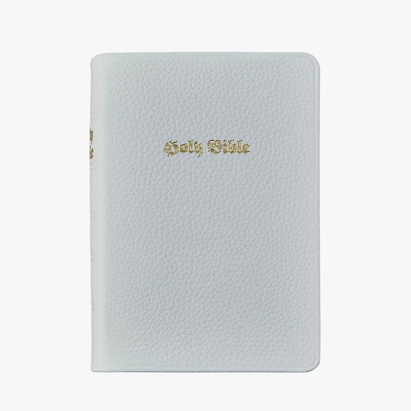 The Holy Bible - White Napa Cowhide Leather