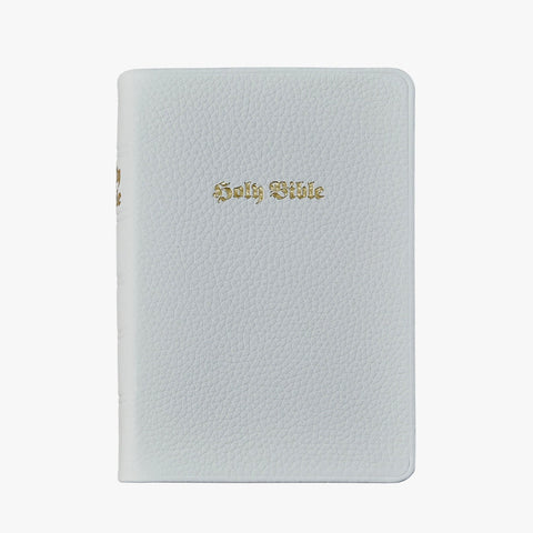 The Holy Bible - White Napa Cowhide Leather