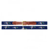 Mallard (Classic Navy) Needlepoint Belt