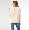 Helix Crew Neck Sweater with Side Slit