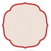 DIE-CUT RED SWISS DOT PLACEMAT