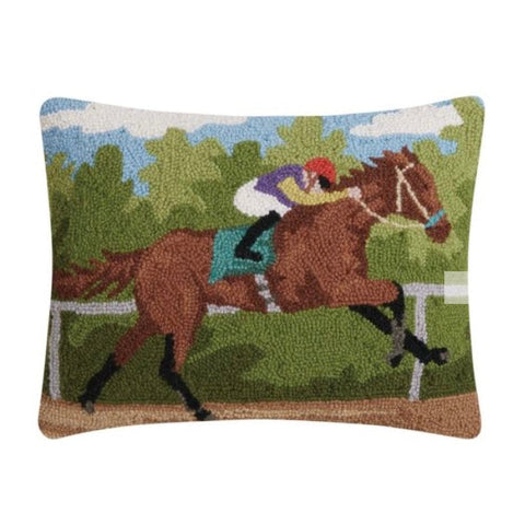 Racing Horse Hook Pillow