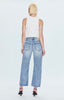 LEXI MID RISE BOWED STRAIGHT JEAN - BOWIE