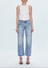 LEXI MID RISE BOWED STRAIGHT JEAN - BOWIE