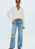 HENDRIX HIGH RISE BAGGY JEAN - APPRENTICE DISTRESSED
