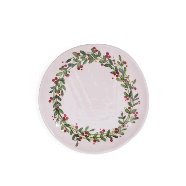Christmas Wreath Salad Plate