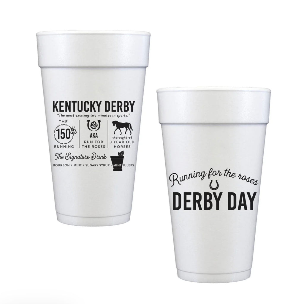 Running For Roses Foam Cups