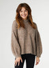 Kayne Mohair Sweater - Latte Heather