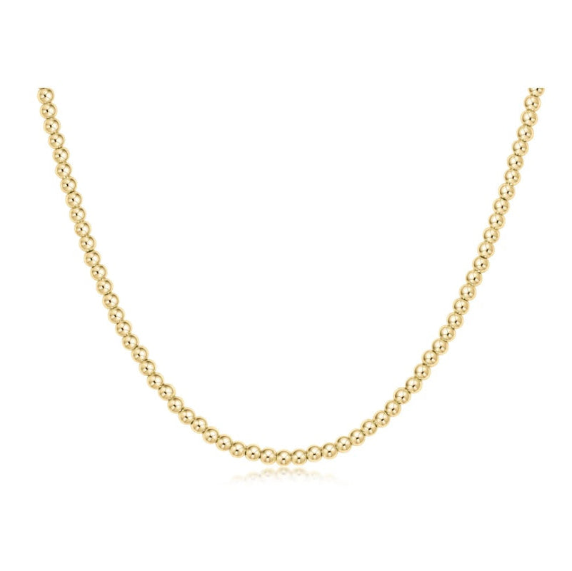 Choker Classic Gold - 3mm Bead