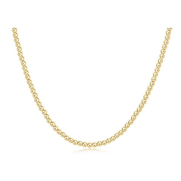 Choker Classic Gold - 3mm Bead