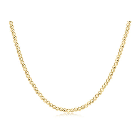 Choker Classic Gold - 3mm Bead