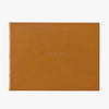 Guest Book British Tan Traditional Leather