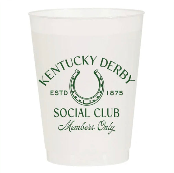 Derby Social Club Frosted Cups