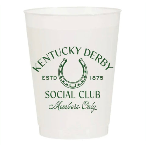 Derby Social Club Frosted Cups
