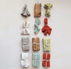Woven Cotton Double Cloth Napkins w/ Contrasting Stitched Edge