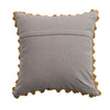 Velvet Printed Pillow w/ Hand-Embroidered Kantha Stitch