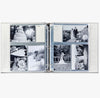Large 3-Ring Clear Pocket Album - Black Nappa Cowhide Leather