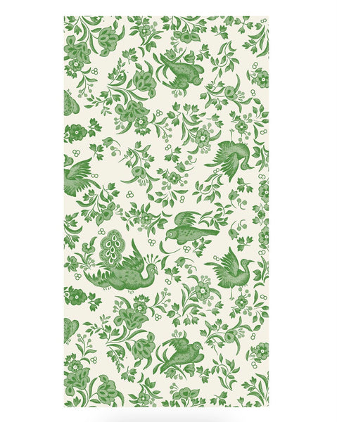 GREEN REGAL PEACOCK NAPKINS