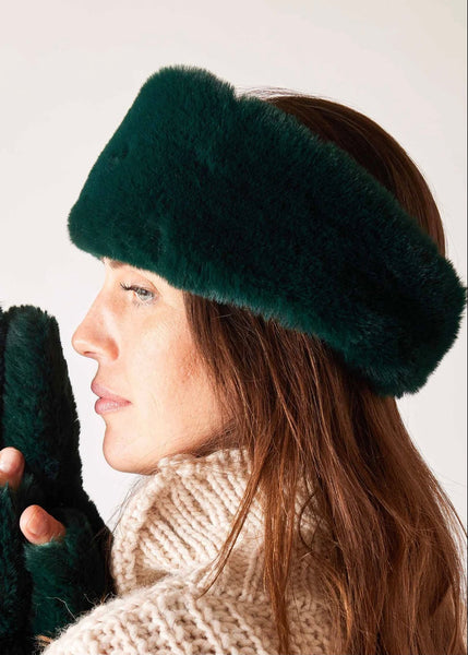 Cozy Cabin Faux Fur Headband