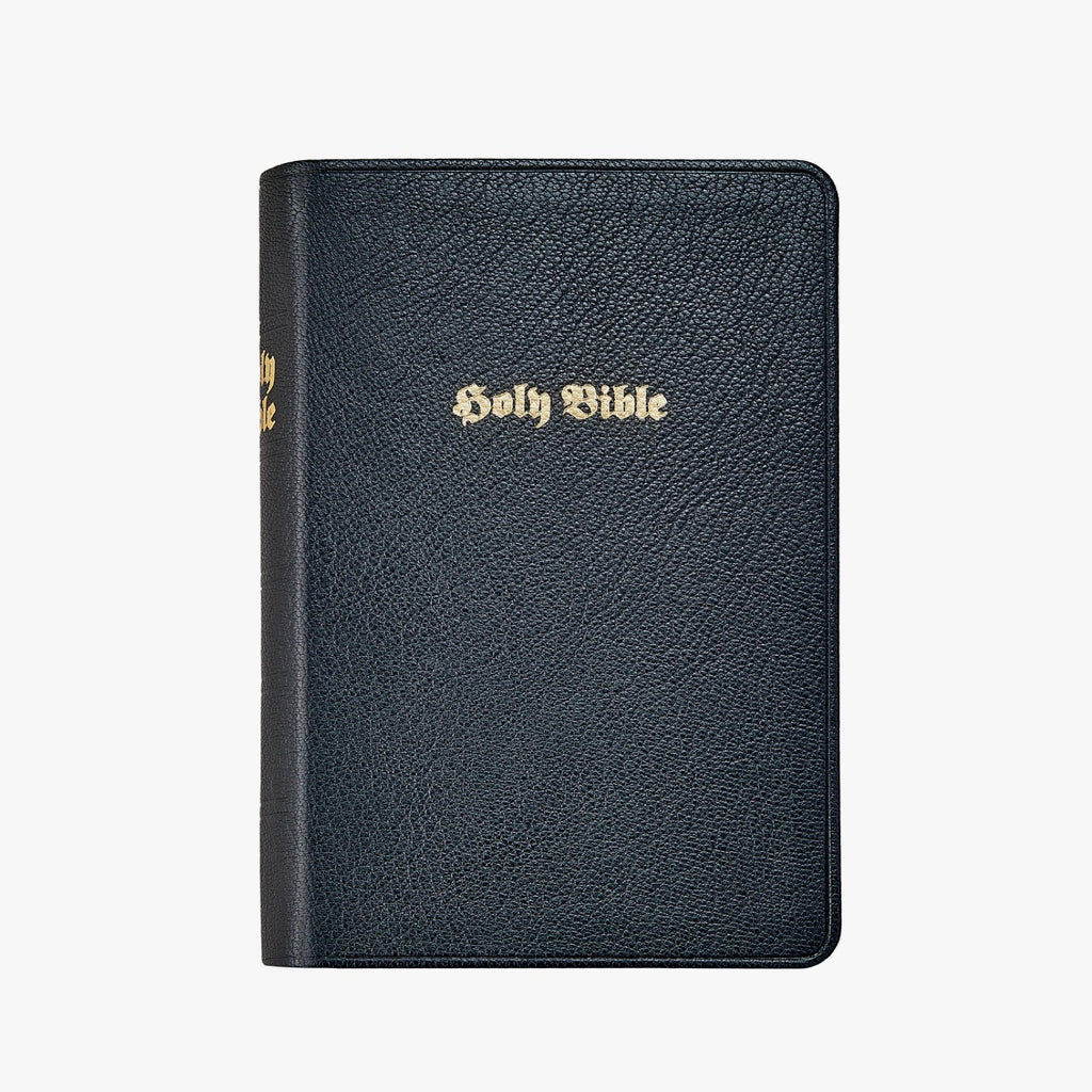 The Holy Bible - Black Traditional Leather
