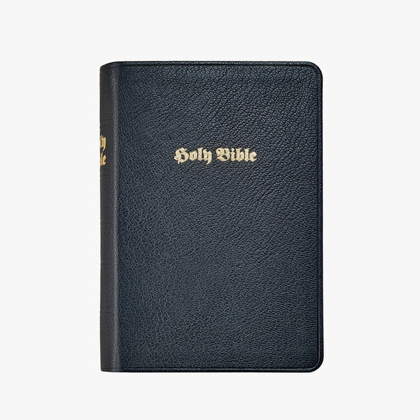 The Holy Bible - Black Traditional Leather
