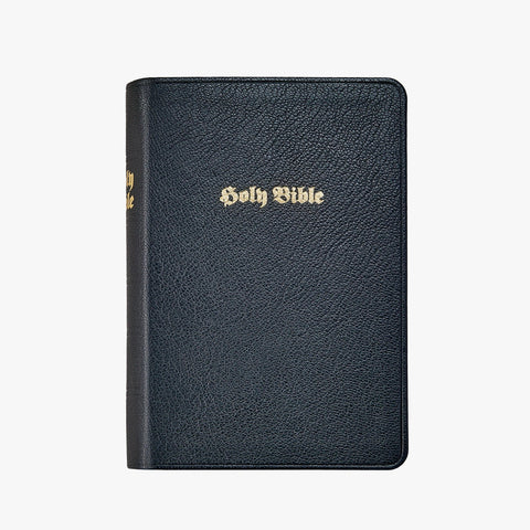 The Holy Bible - Black Traditional Leather