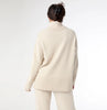 Heavenly-Luxe Cowl Neck with Rib Trim Detail