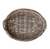 Hand-Woven Rattan Tray with Handles