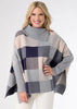 Loren Colorblock Poncho