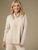 Heavenly-Luxe Cowl Neck with Rib Trim Detail