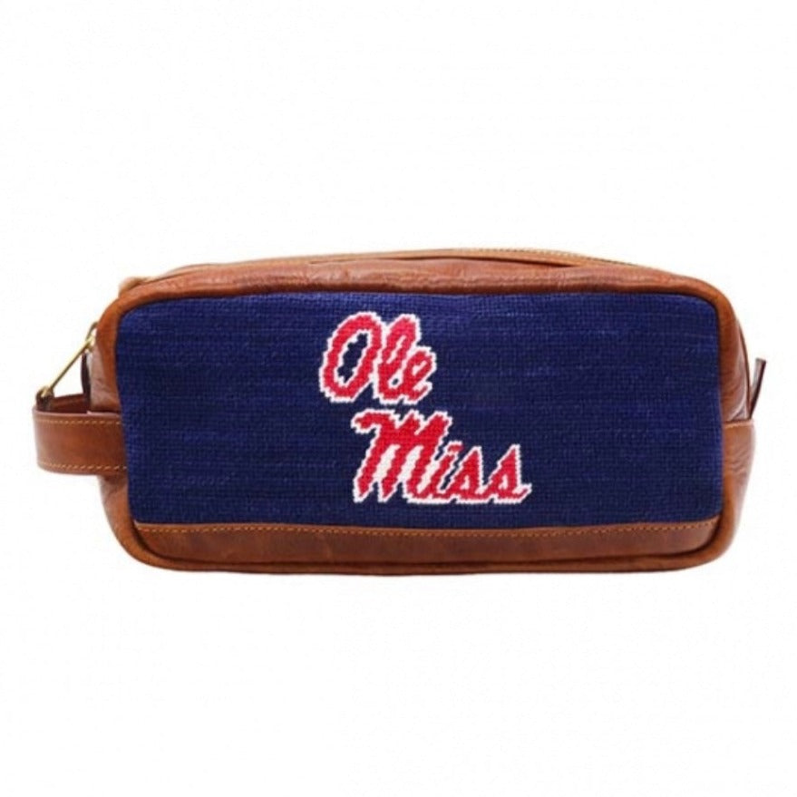 Ole Miss Needlepoint Toiletry Bag