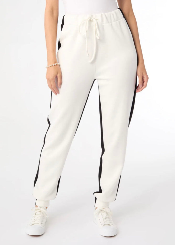 Hilarie Two-Tone Jogger Pants