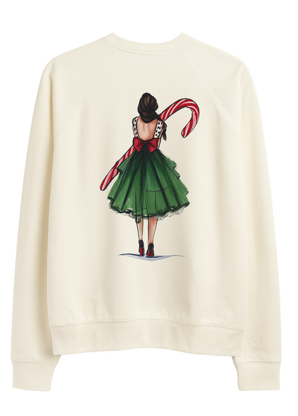 Girl Candycane Sweatshirt