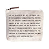 Canvas Zip Bags