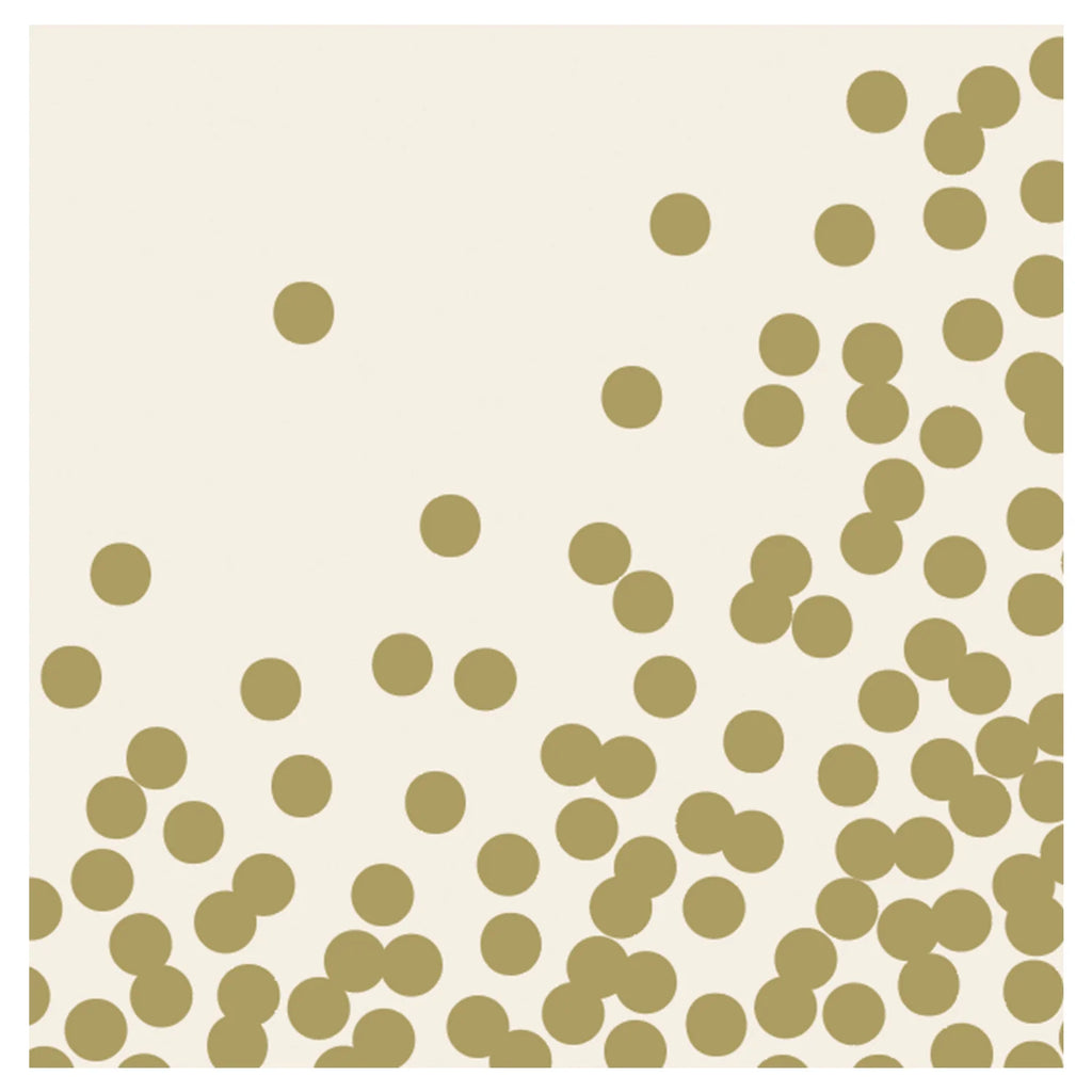 GOLD CONFETTI COCKTAIL NAPKINS