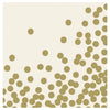 GOLD CONFETTI COCKTAIL NAPKINS