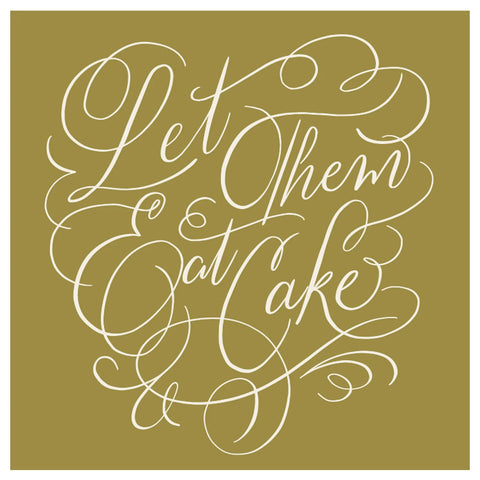 Let Them Eat Cake Cocktail Napkins