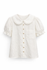 Peter Pan Button Down Top