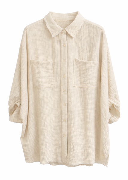 Gauze Button Down