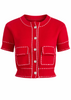 Knitted Button Up Top