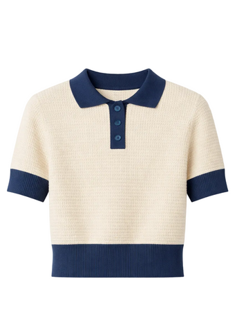 Waffle Knit Polo