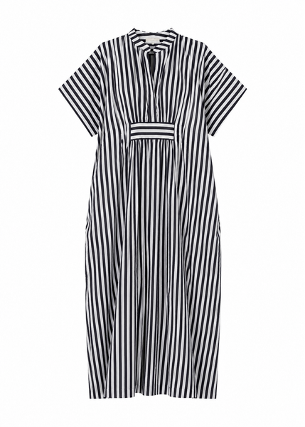 INK + ALLOY - Margot Stripe Kaftan Black + White