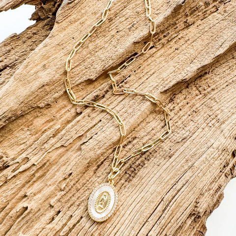 Oval Double Rim Shell Mary