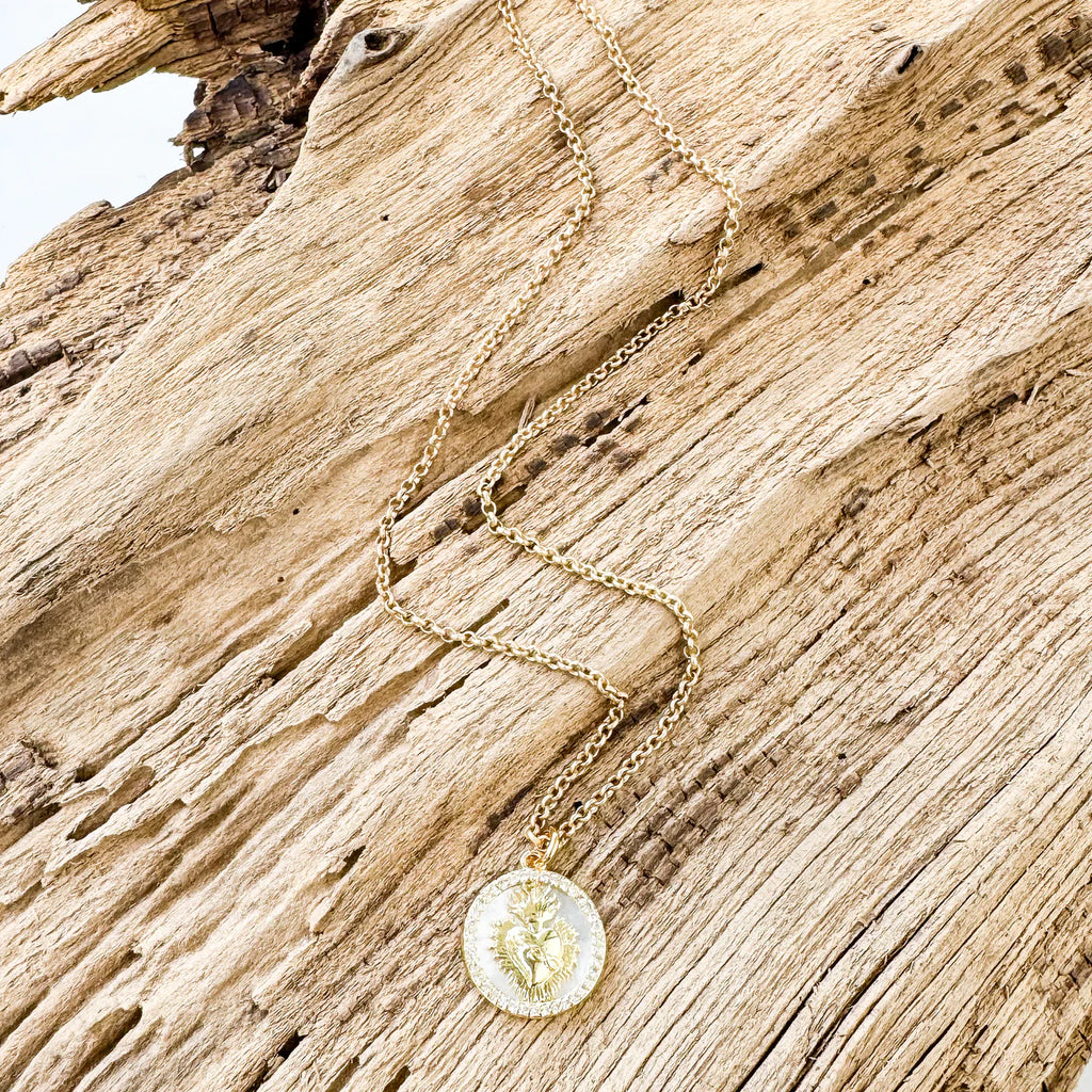 Sacred Heart on Small Chain