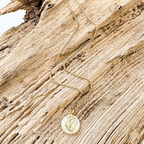 Sacred Heart on Small Chain
