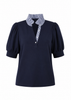High Ruffled Neck Top