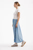 The Aubrie Dress - Cream/Hydrangea Stripe
