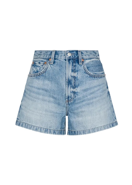 SAIGE HIGH RISE SHORT - FRENCH RIVIERA