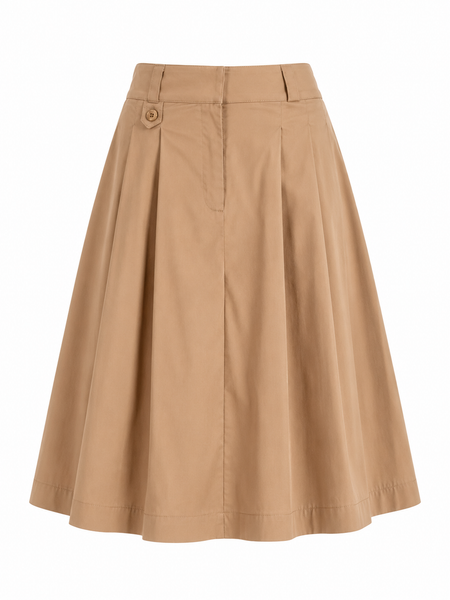 A-Line Midi Skirt