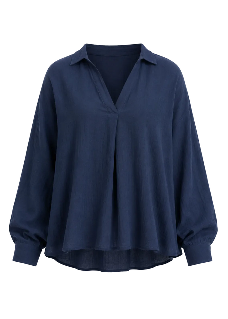 Gauze Dolman Sleeve Top